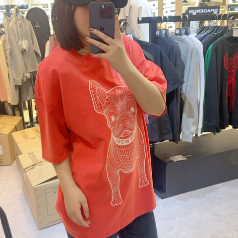 韓國 LifeWork Silk Radok Printing Short Sleeve T-Shirt【LW080】