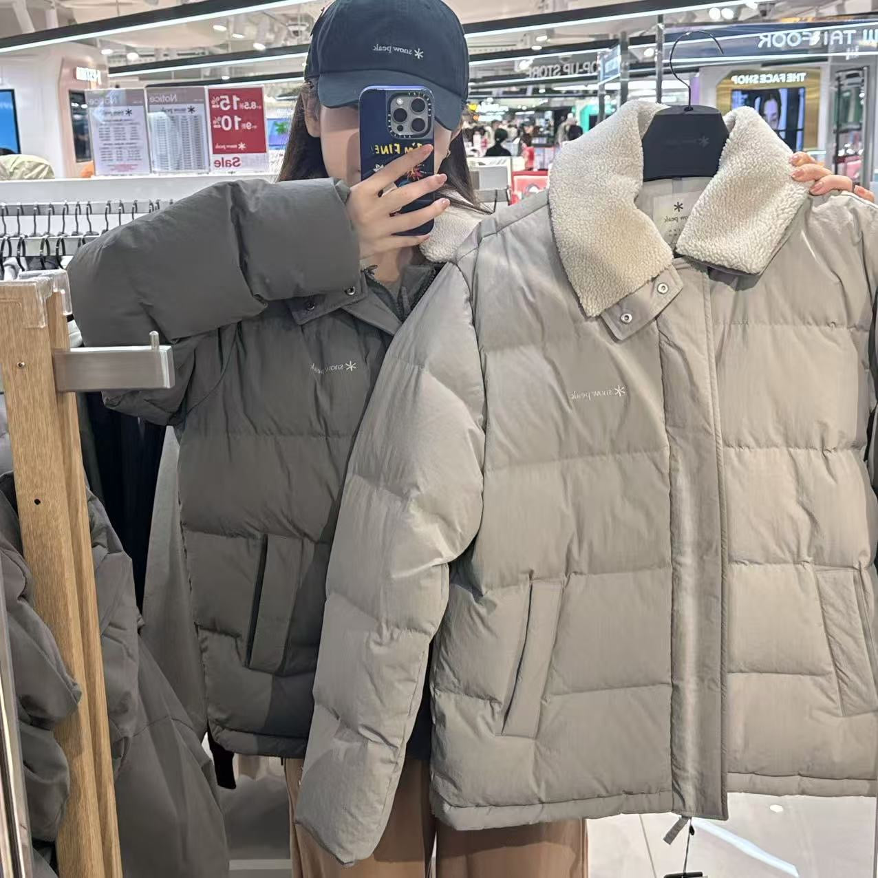 韓國 Snowpeak 男女同款 Collar Buckle Neck Heavy Down Jacket (鴨絨)【SN060】