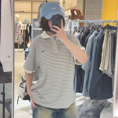 韓國 Lee Pique Collar T-Shirt【LE051】