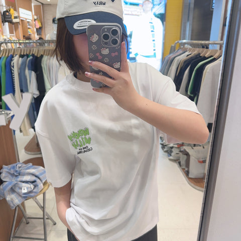 韓國 Wacky Willy Casual letter graffiti design T-shirt【WW200】