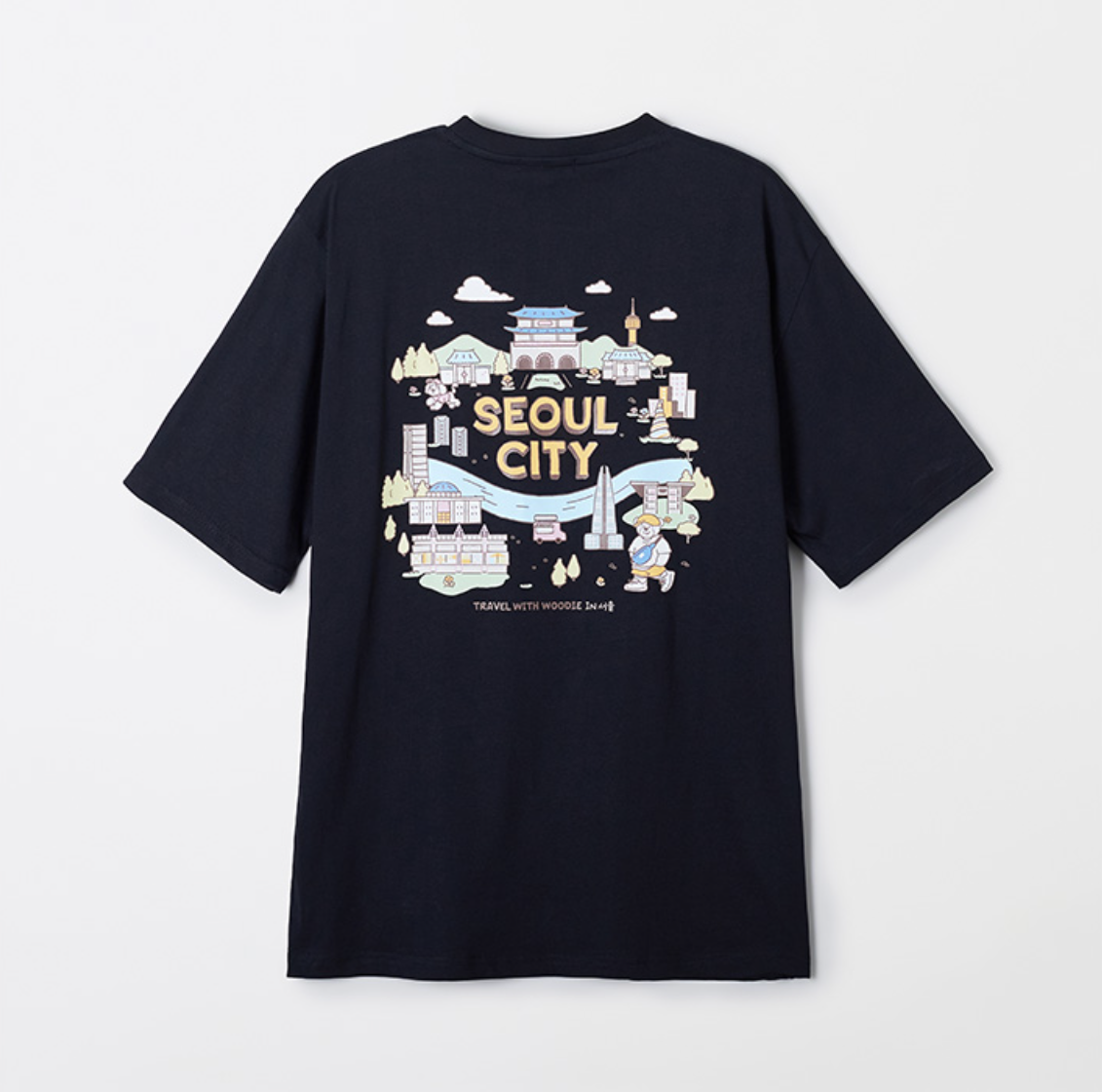 韓國 SPAO Seoul Tour Short Sleeve T-shirt【SP190】