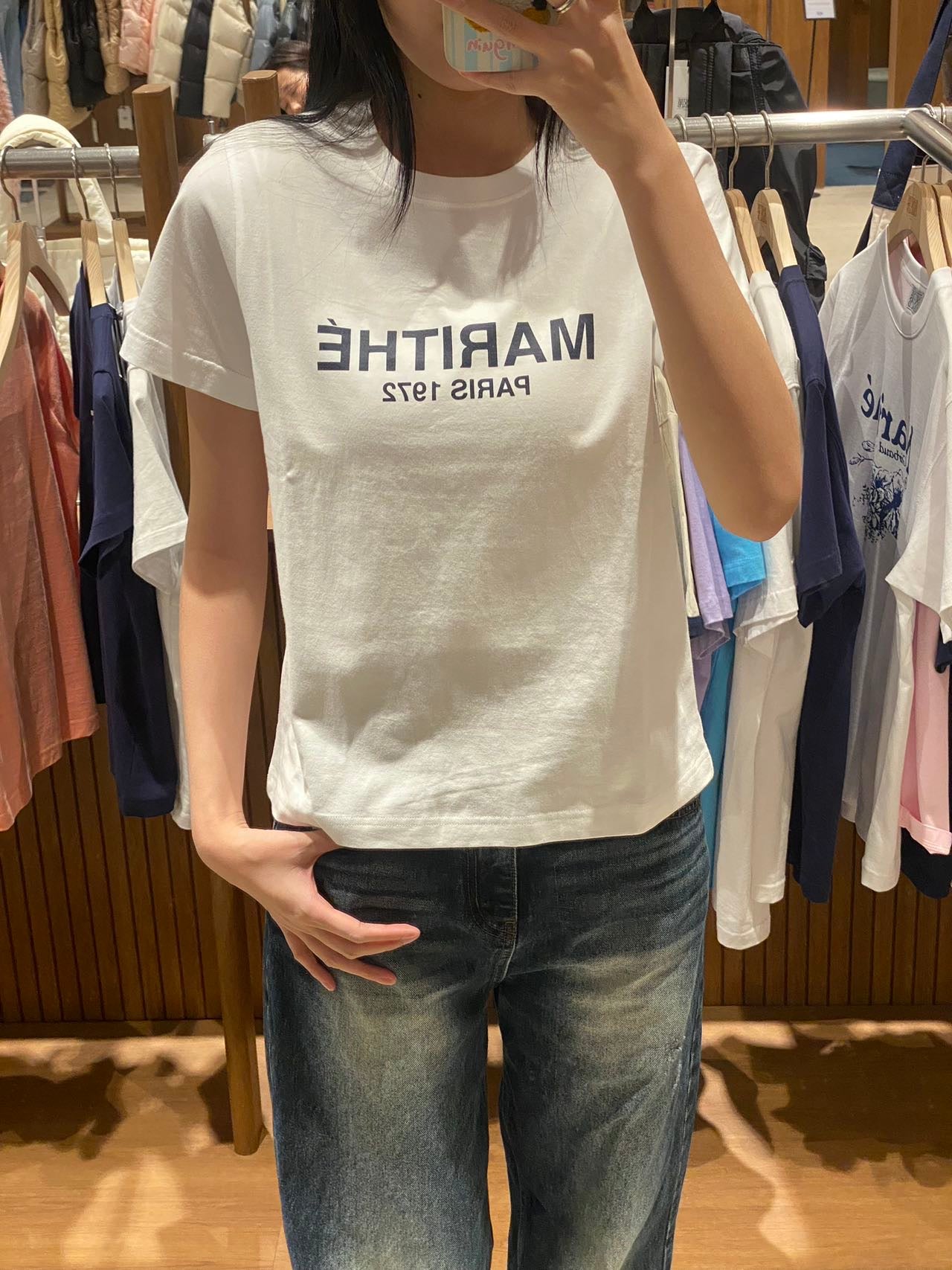 韓國 MFG W REGULAR LOGO TEE 【MF165】 - STT Mall HK 靚太網購