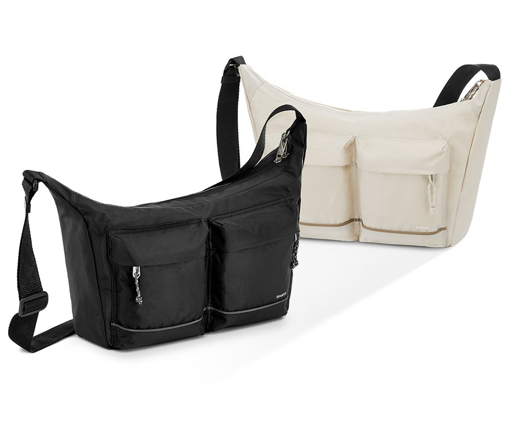 韓國 Branden 4重防盜斜背袋 L【SM342】