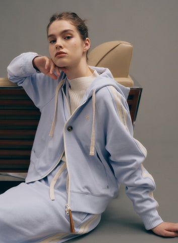 韓國 Satur (W) Lawton Loose Fit Hood Zip-up【SR016】 - Image