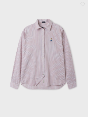 韓國 Who.A.U Steve Loose Fit Striped Shirts【WA165】
