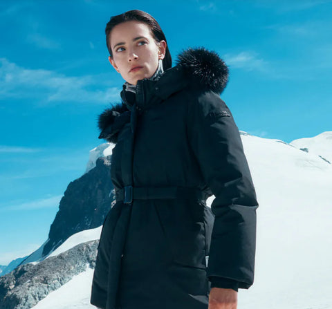【現貨】韓國 National Geographic 女裝ATLAS WINDSTOPPER 中長版羽絨外套【NG084】 - Image