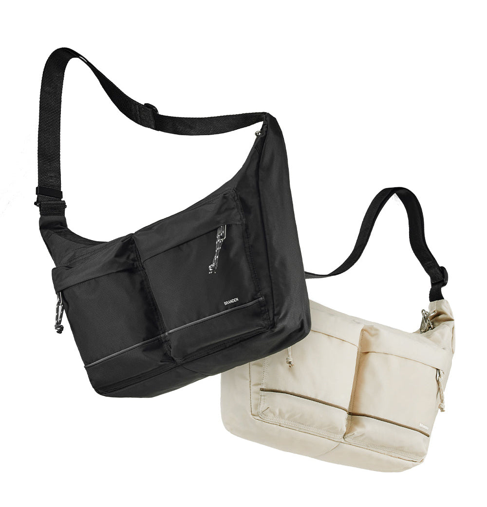 韓國 Branden 4重防盜斜背袋 L【SM342】