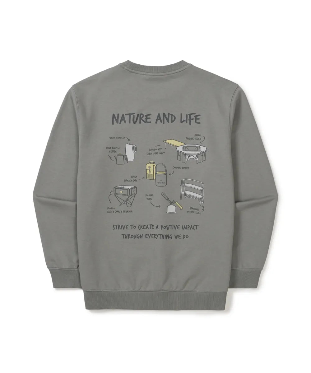 韓國 Snowpeak Gear Graphic Sweatshirt【SN091】