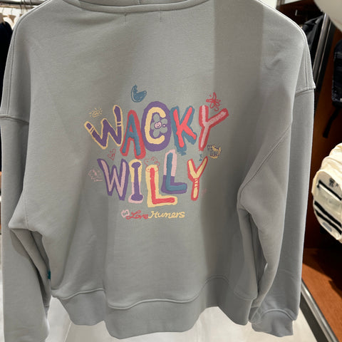 韓國 Wacky Willy Graffiti Back Zip-Up【WW126】