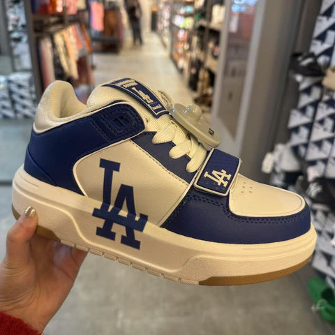 韓國 MLB Chunky Liner Mid New York Yankees Fashion Shoes Sneakers【MB361】