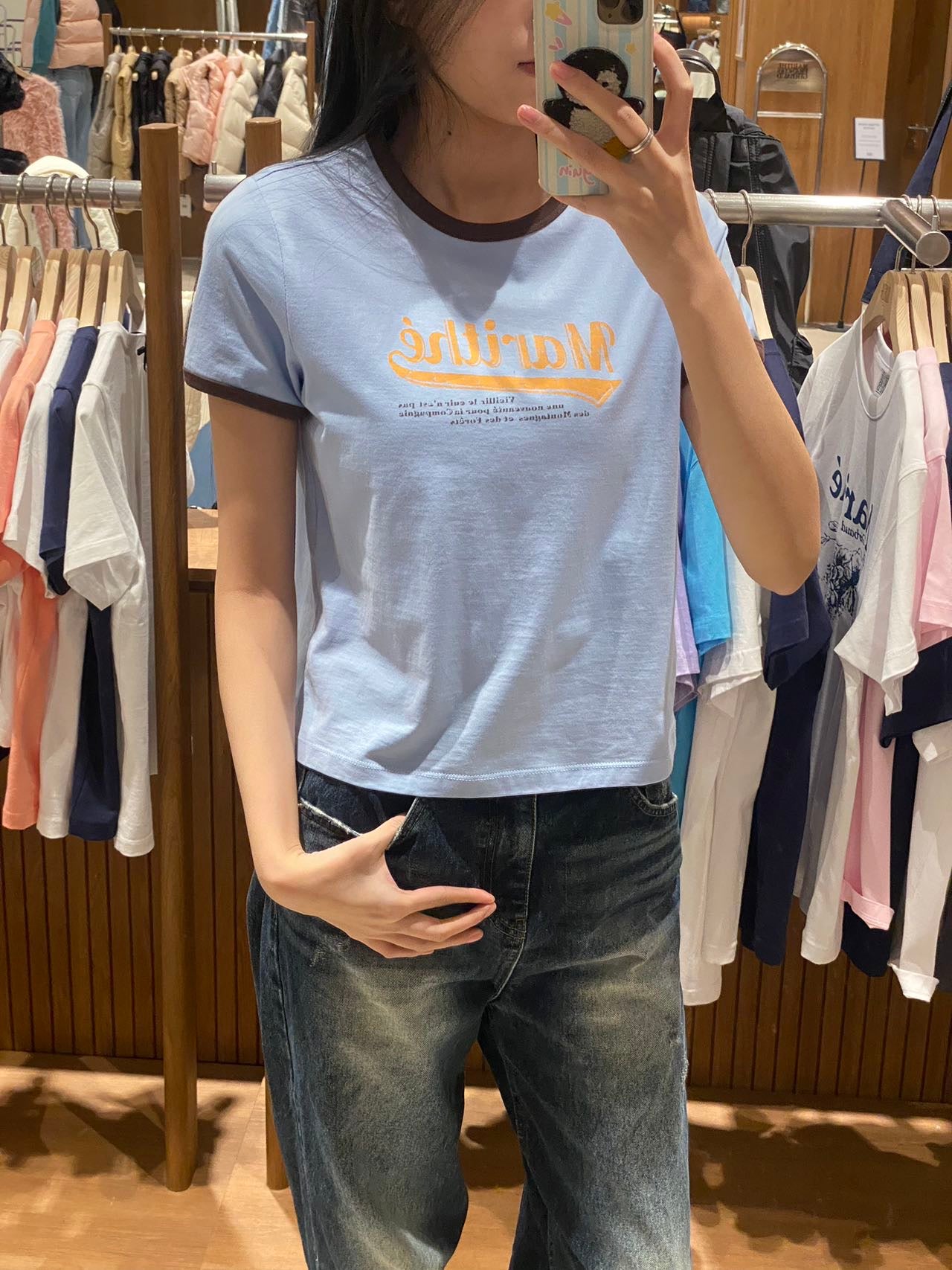 韓國 MFG M VINTAGE BASEBALL RINGER TEE 【MF162】 - STT Mall HK 靚太網購