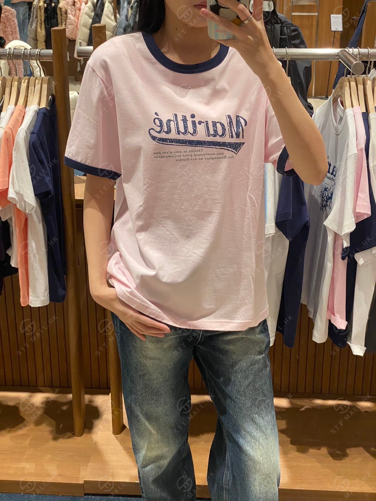 韓國 MFG M VINTAGE BASEBALL RINGER TEE 【MF162】 - STT Mall HK 靚太網購