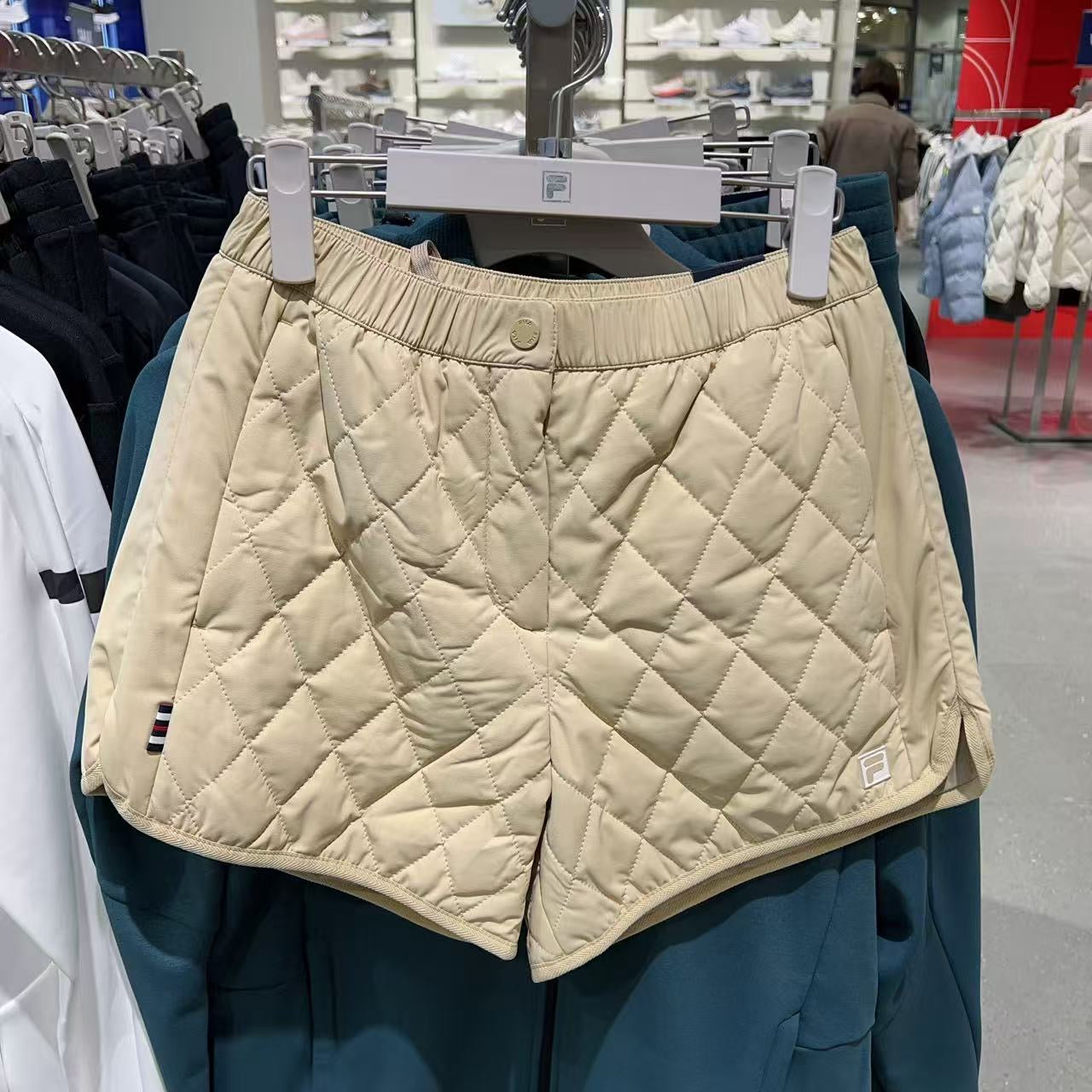 韓國 FILA Quilted Tennis Padded Shorts【FA053】