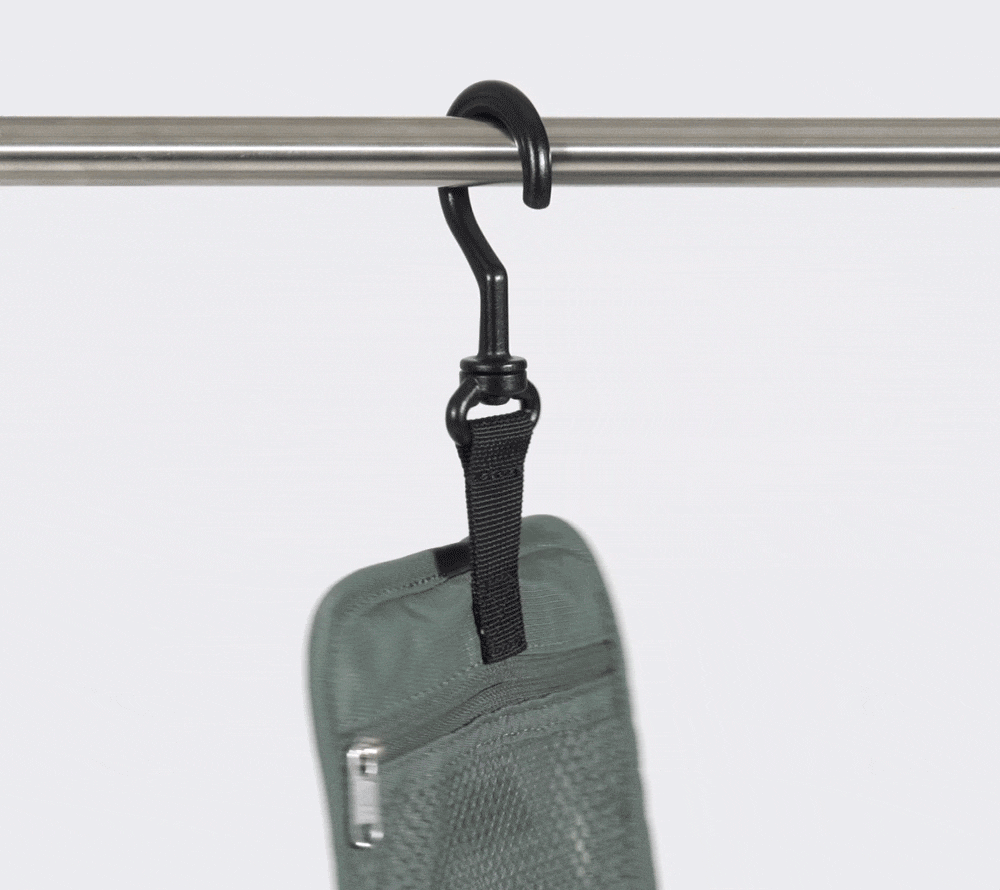 韓國 Branden 可擴展三層折疊掛式旅行洗漱收納袋【SM339】