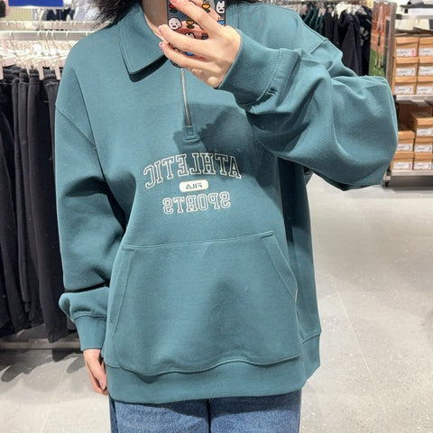 韓國 FILA Graphic Half Zip Up【FA236】