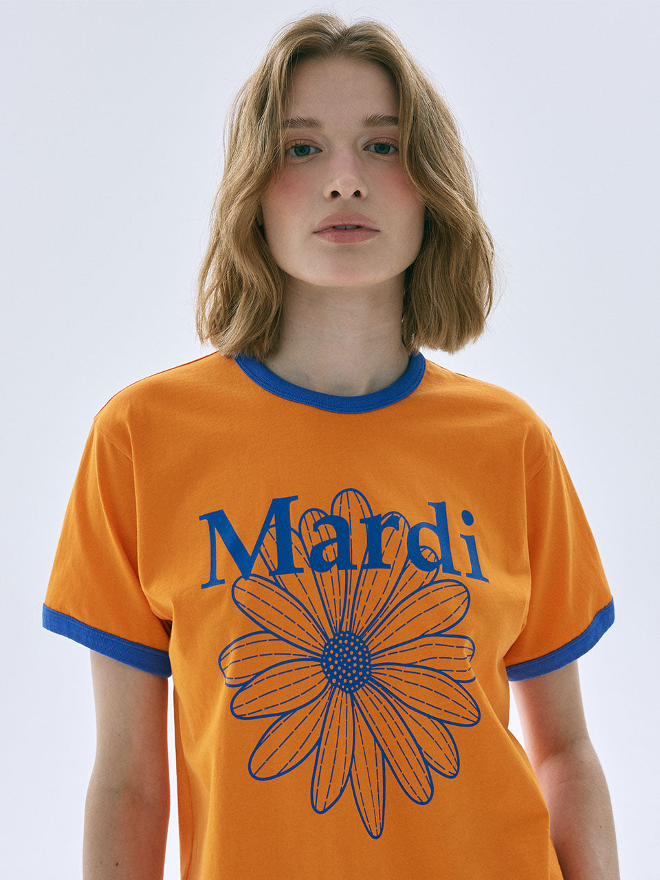 【現貨】韓國 Mardi Mercredi Slim Ringer Tshirt Flowermardi【MM175】