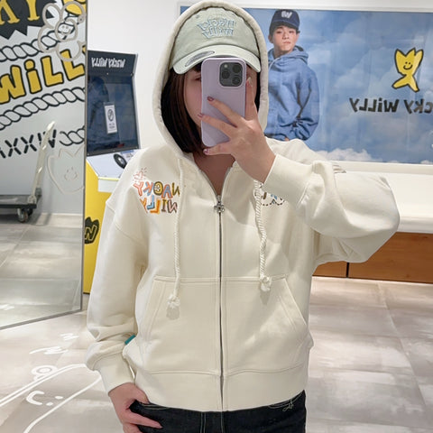 韓國 Wacky Willy Graffiti Back Zip-Up【WW126】