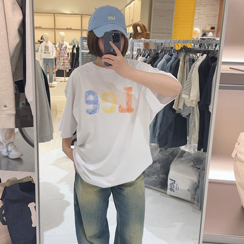 韓國 Lee Stitch Vintage Logo T-Shirt【LE050】