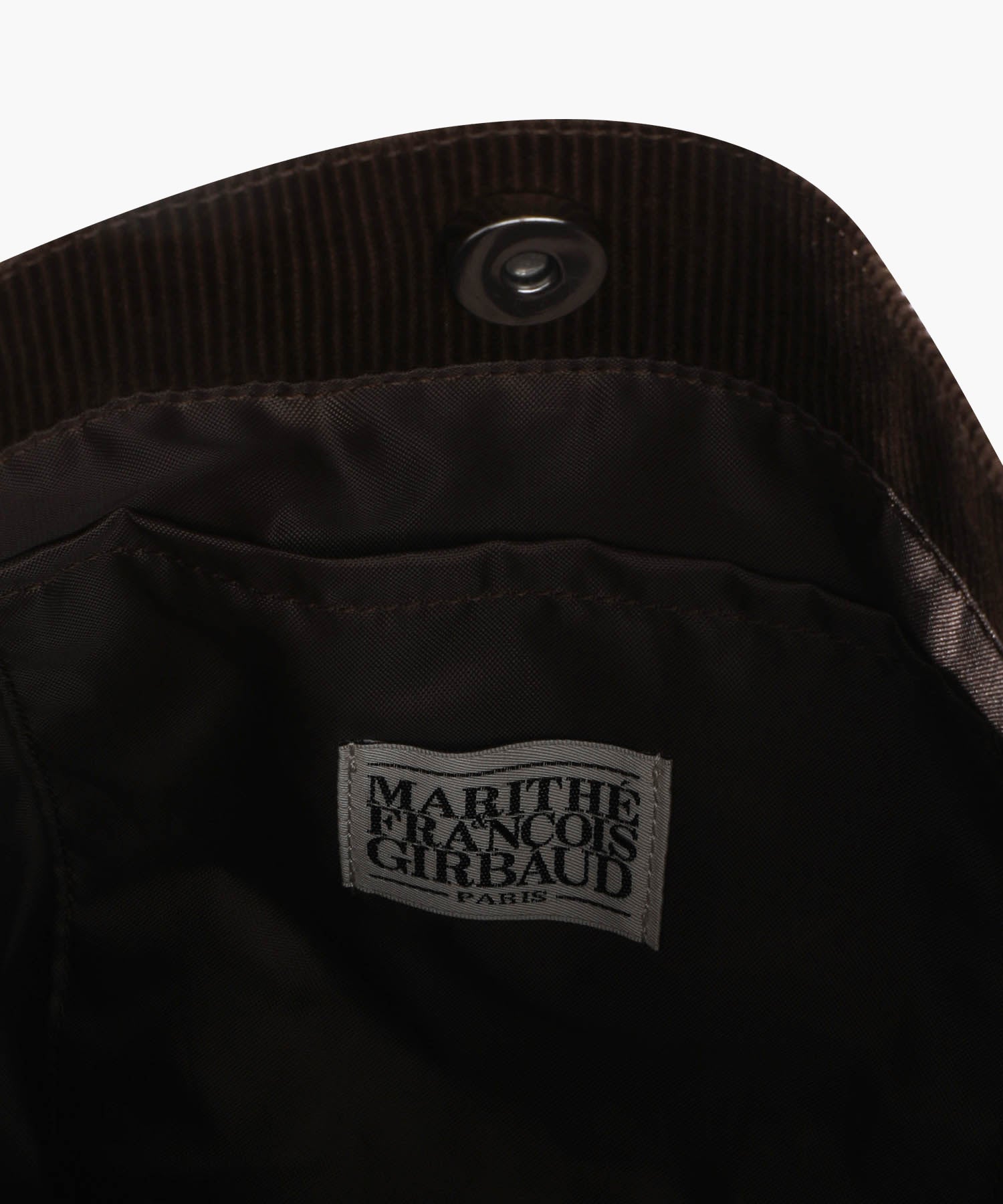 韓國 Marithe Francois Girbaud Classic Logo Corduroy Shoulder Bag【MF685】