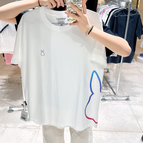 韓國 HANAHAII 側面兔純棉 T-shirt【HA030】 - STT Mall HK 靚太網購