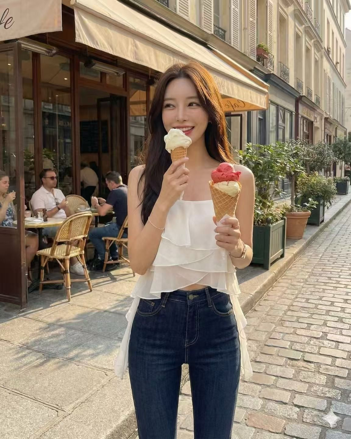 韓國 HowLuk 牛仔褲 (春季款)【H6096】