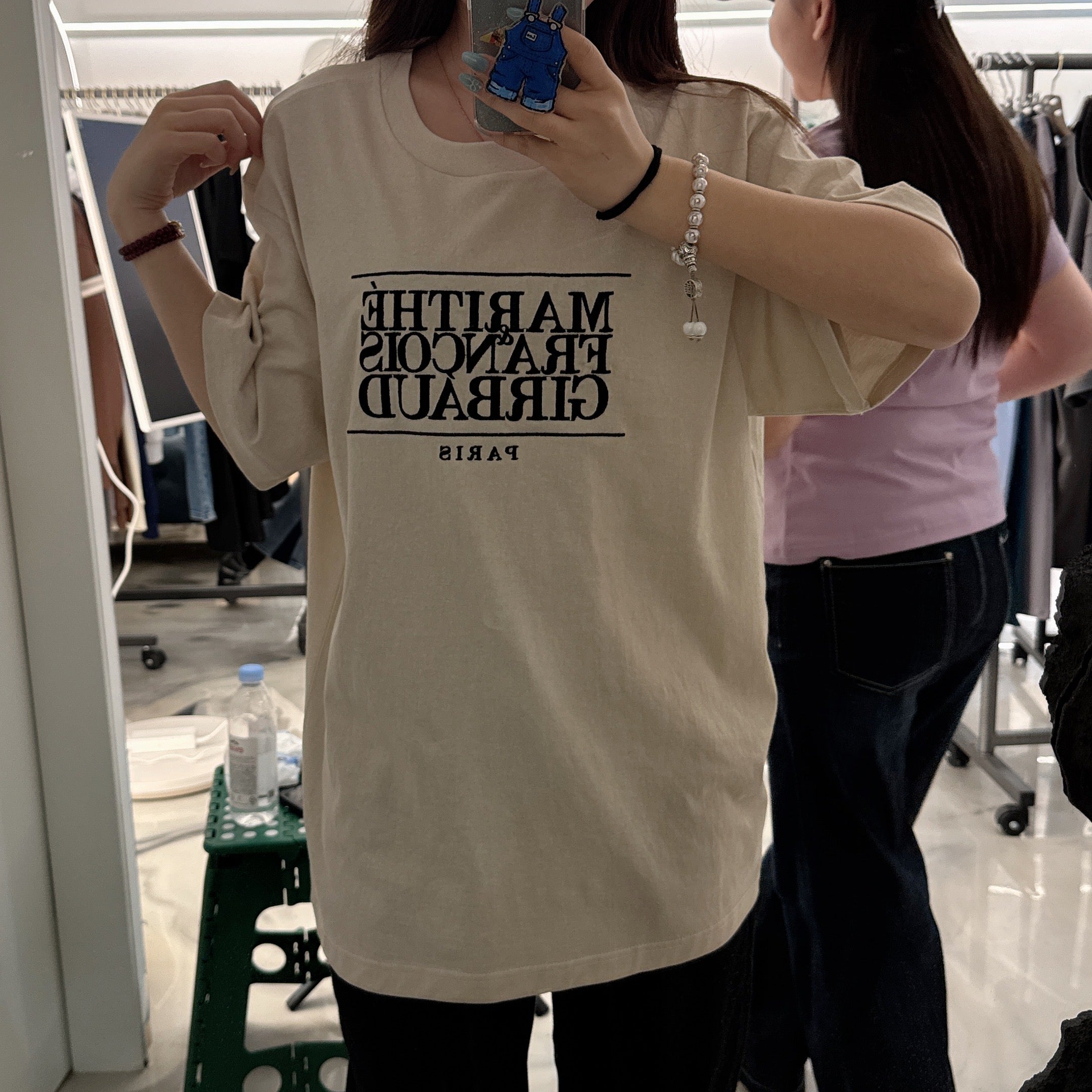 韓國 Marithe Francois Girbaud 刺繡款 UNISEX T-SHIRTS (獨家款)【MF549】