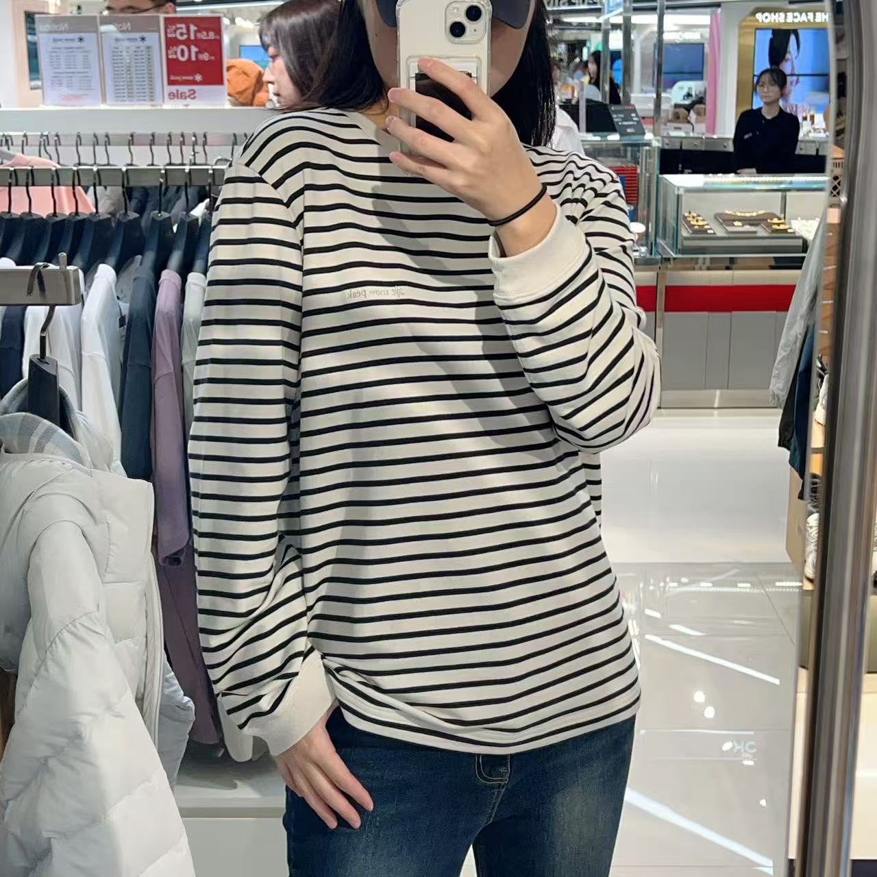 韓國 Snowpeak Striped Long Sleeve T-Shirt【SN046】