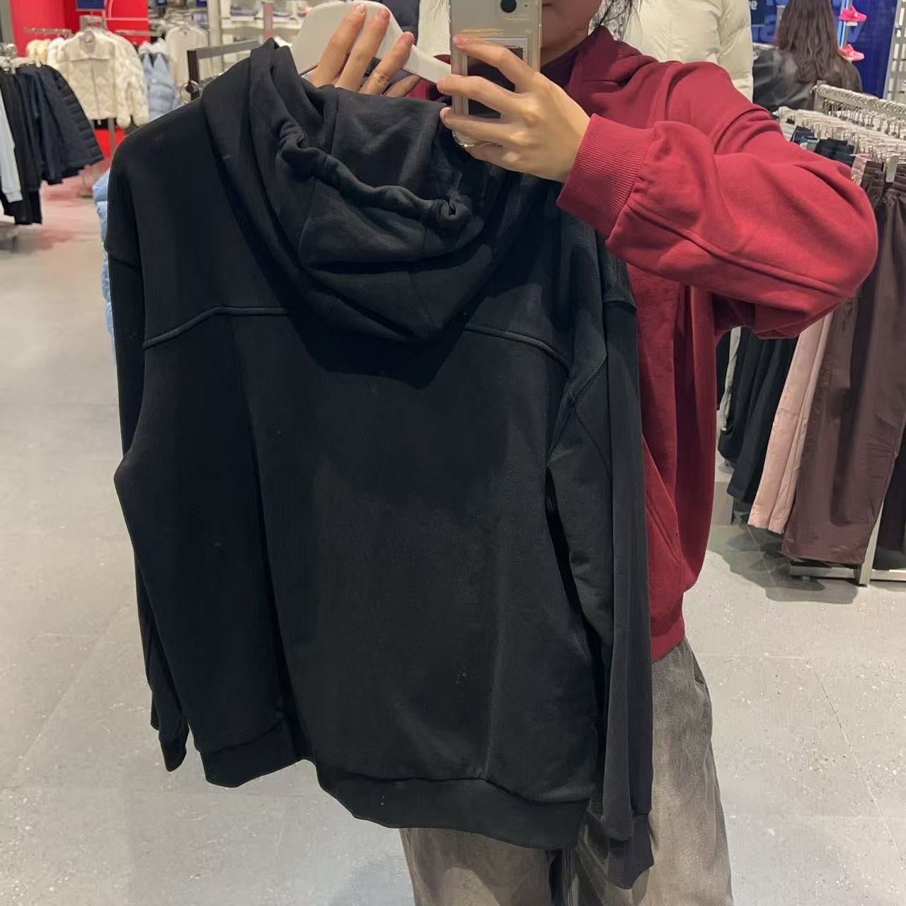 韓國 FILA Unisex Colorblock Logo Hoodie【FA036】