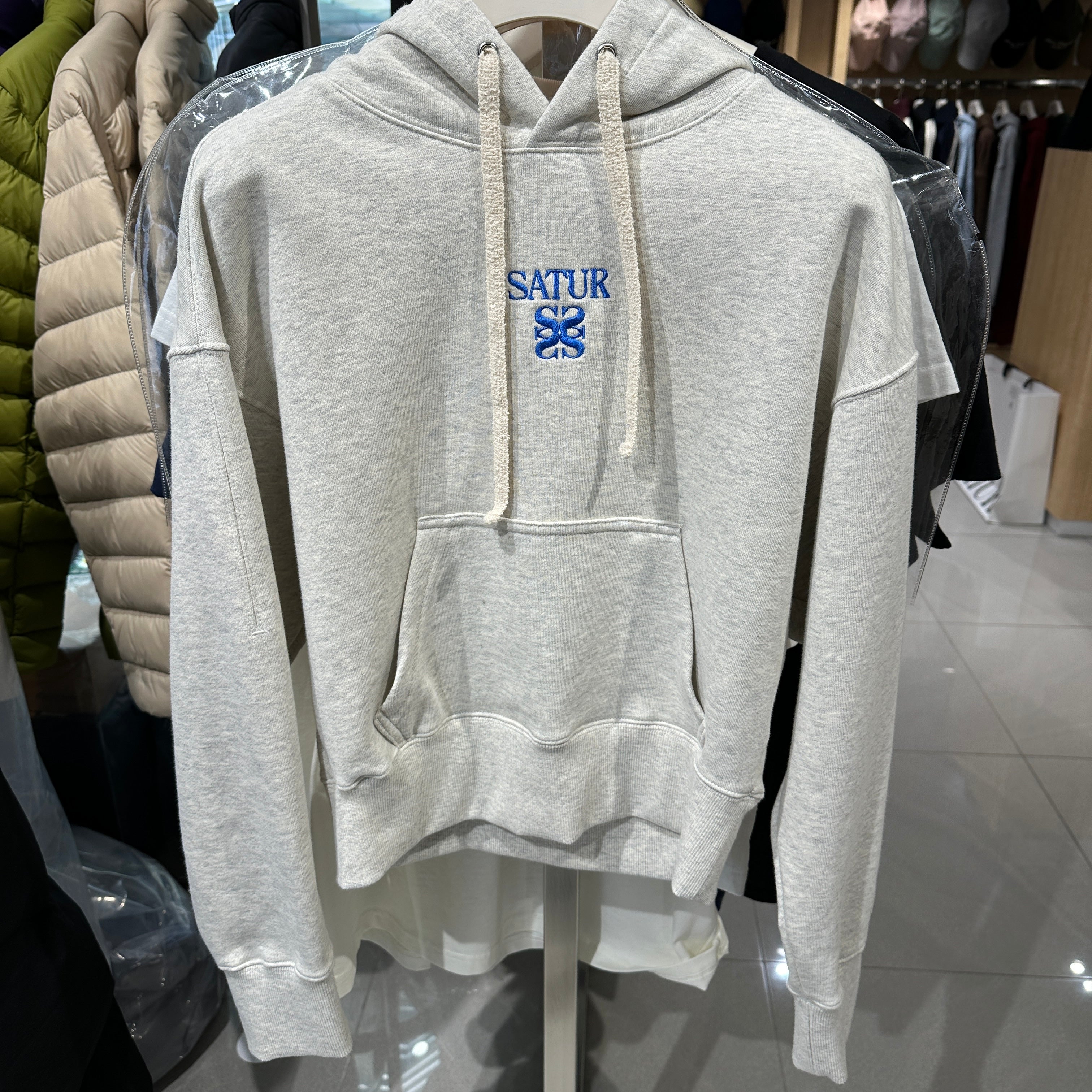 韓國 Satur (W) Apero Pocket Crop Hoodie【SR064】