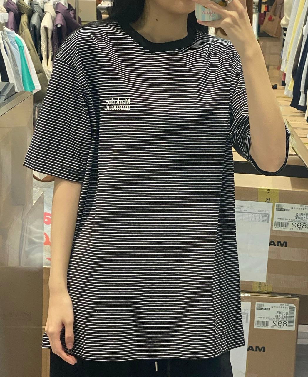 韓國 Markm STRIPE TSHIRT【MA061】 - STT Mall HK 靚太網購