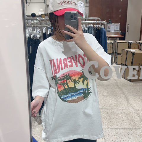 韓國 Covernat Arch Hawaiian T-Shirt【CO107】