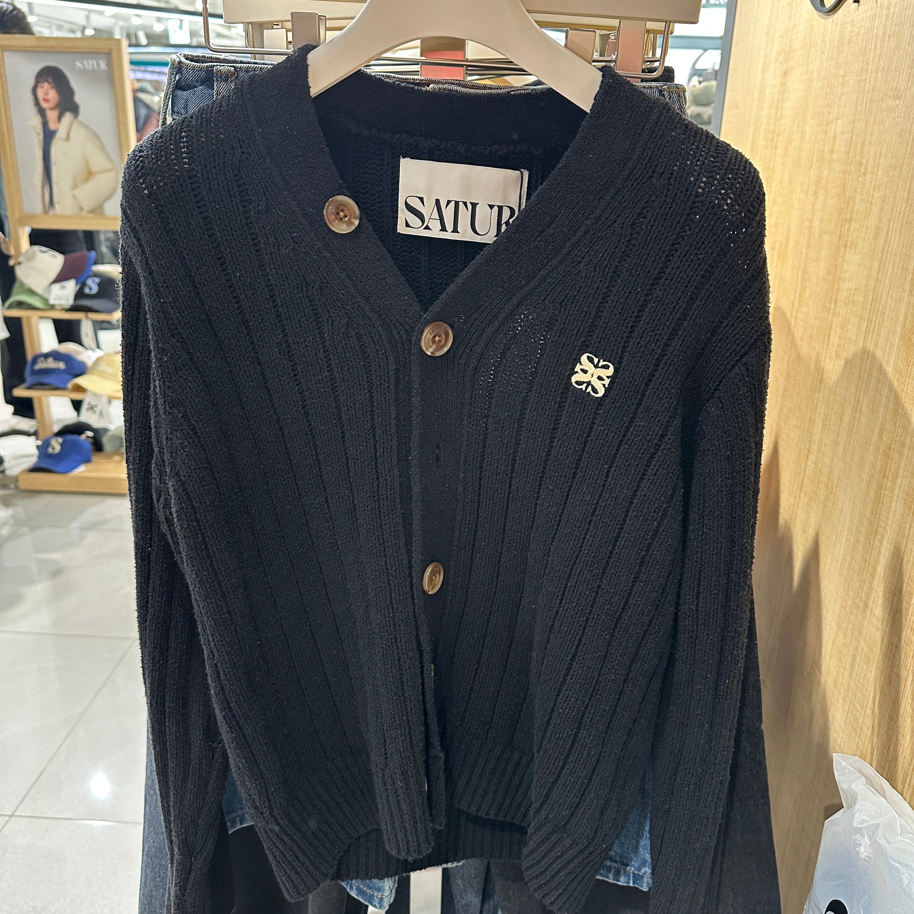韓國 Satur Faro Over Size Boucle Cardigan【SR050】