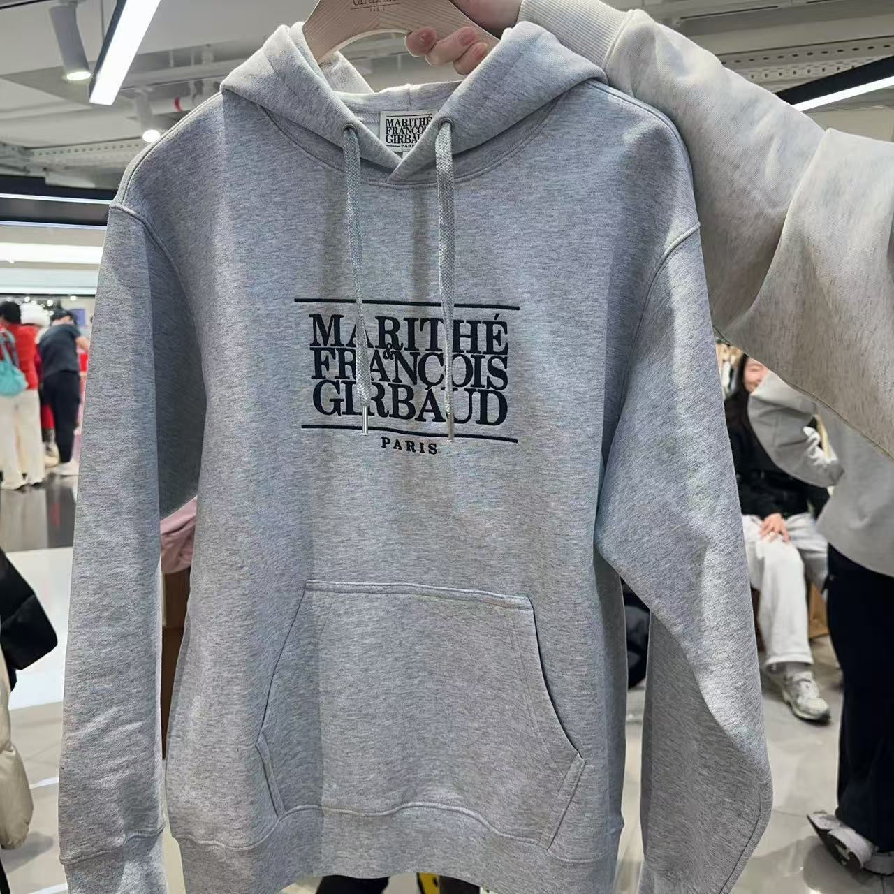 韓國 Marithe Francois Girbaud Classic Logo Embroidery Hoodie (Brushed)【MF770】