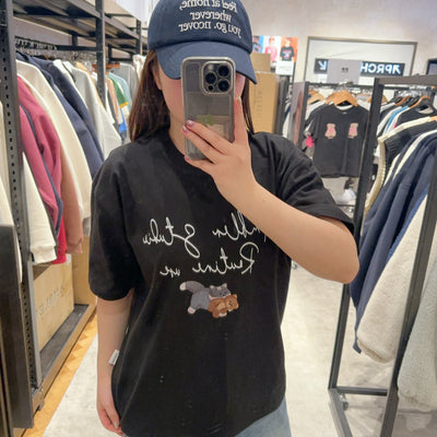 韓國 Ambler Mini Cat T-Shirt【AR078】