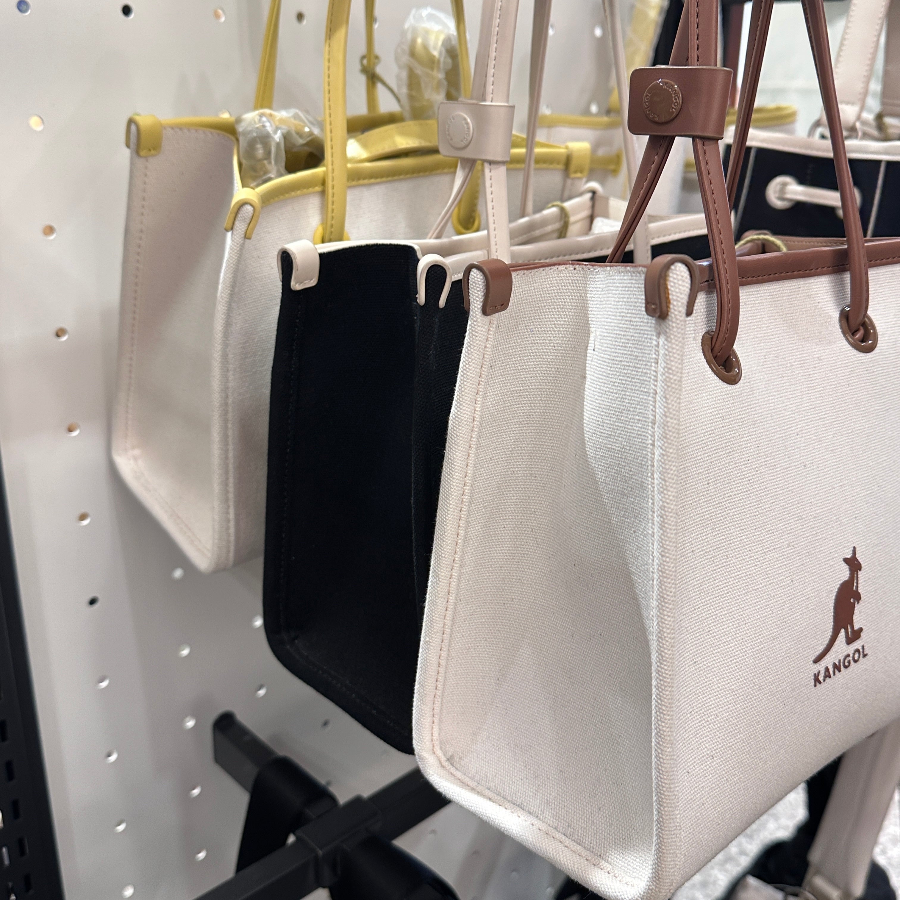 韓國 KANGOL Duo Canvas Tote Bag【KL015】 - STT Mall HK 靚太網購