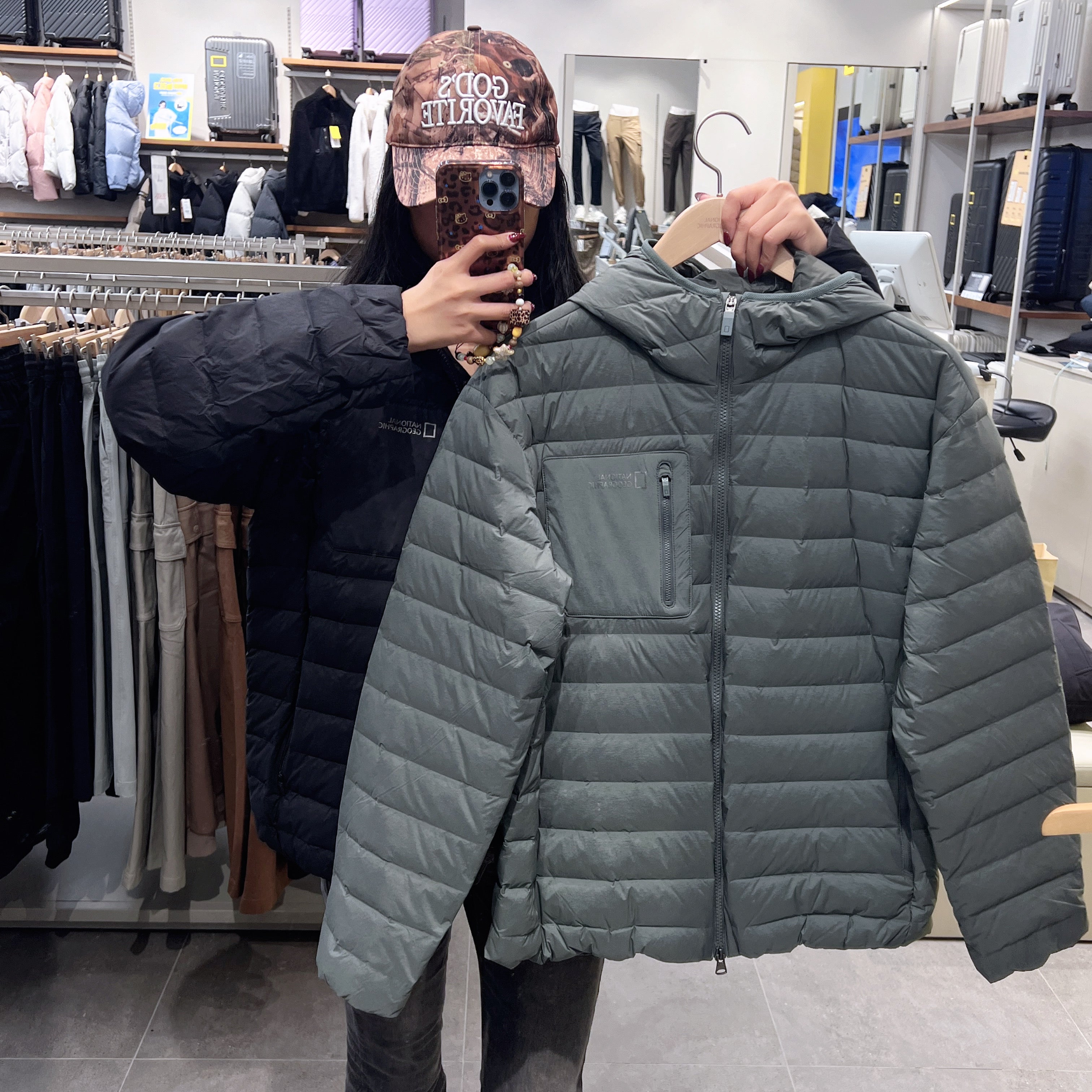 韓國 National Geographic Arctic Hood Tube Goose Down Jumper (鵝絨)【NG211】