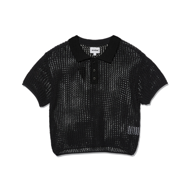 韓國 Markm Women's Crochet Collar Half Knit【MA156】
