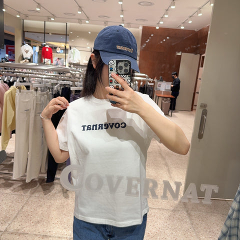 韓國 Covernat Women's Cooper Logo T-Shirt【CO171】