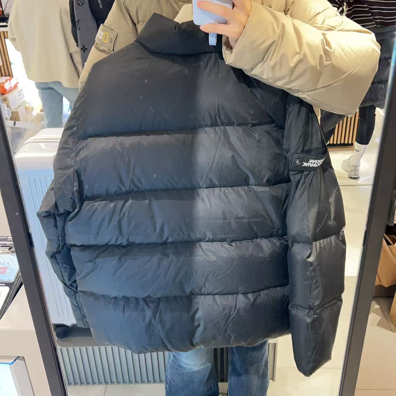 韓國 National Geographic Aira High Neck Goose Down Jumper (鵝絨)【NG148】