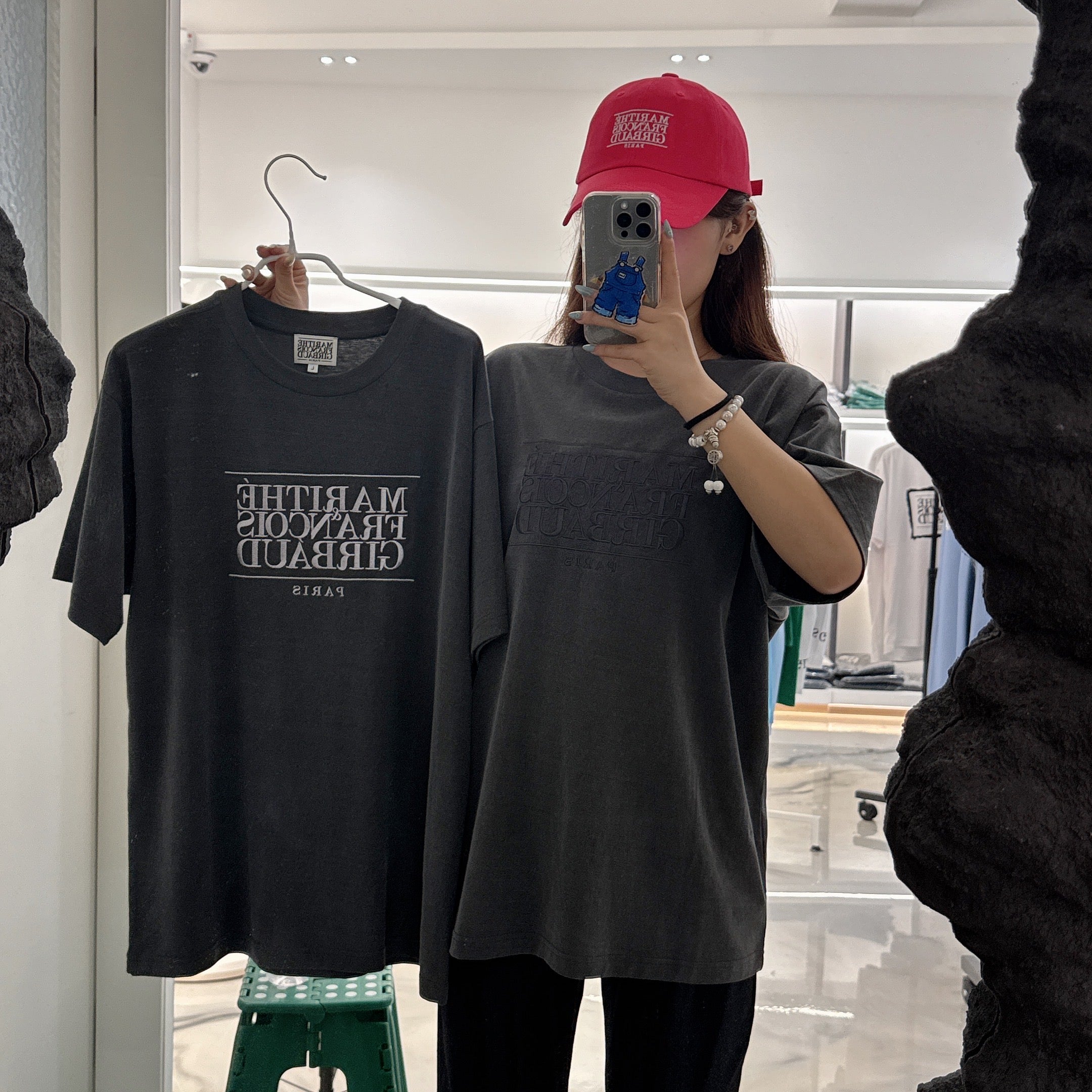 韓國 Marithe Francois Girbaud 刺繡款 UNISEX T-SHIRTS (獨家款)【MF549】