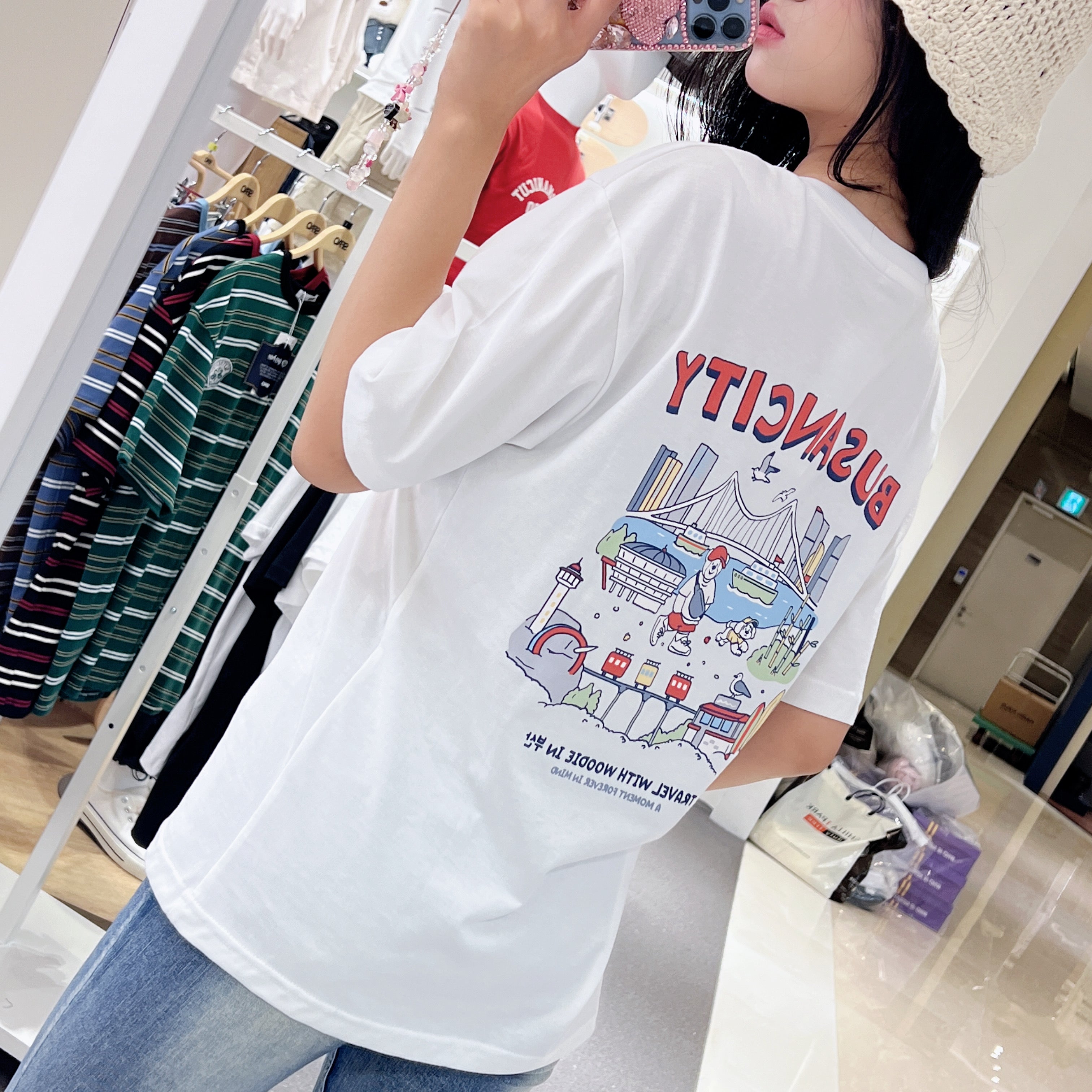 韓國 SPAO Busan Tour Short Sleeve T-shirt【SP189】