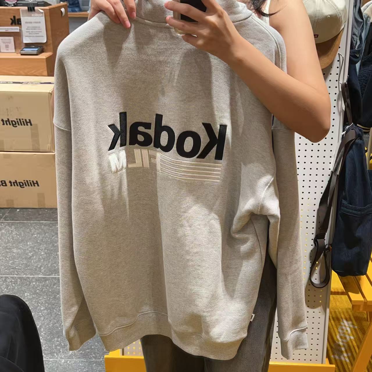 韓國 Kodak Everoop Big Logo Hoodie【KK014】