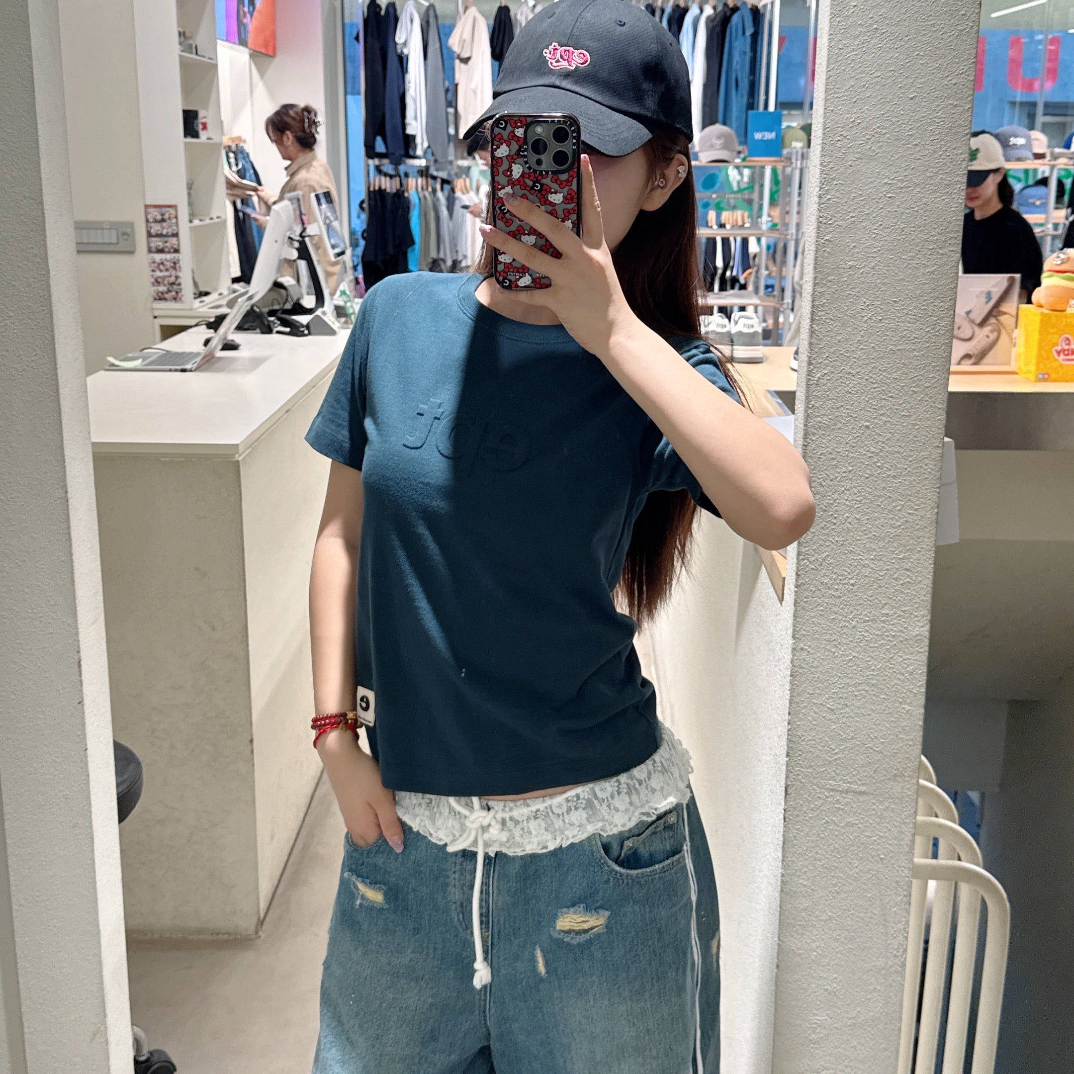 韓國 EPT Classic Silicon Embo Logo T-shirts【EP038】