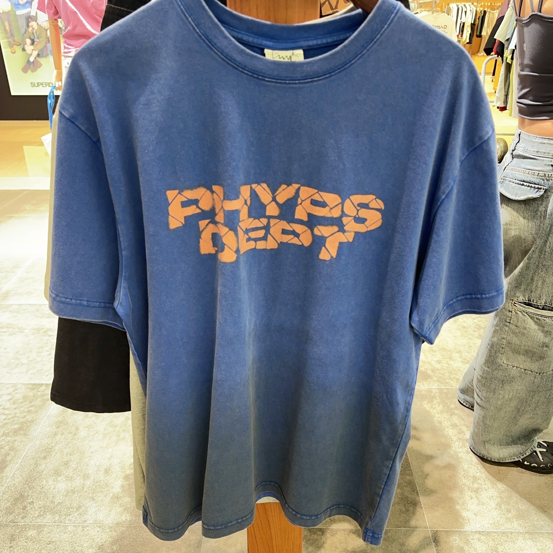 韓國 Phyps Typo Spray Short Sleeve T-shirt【PH024】