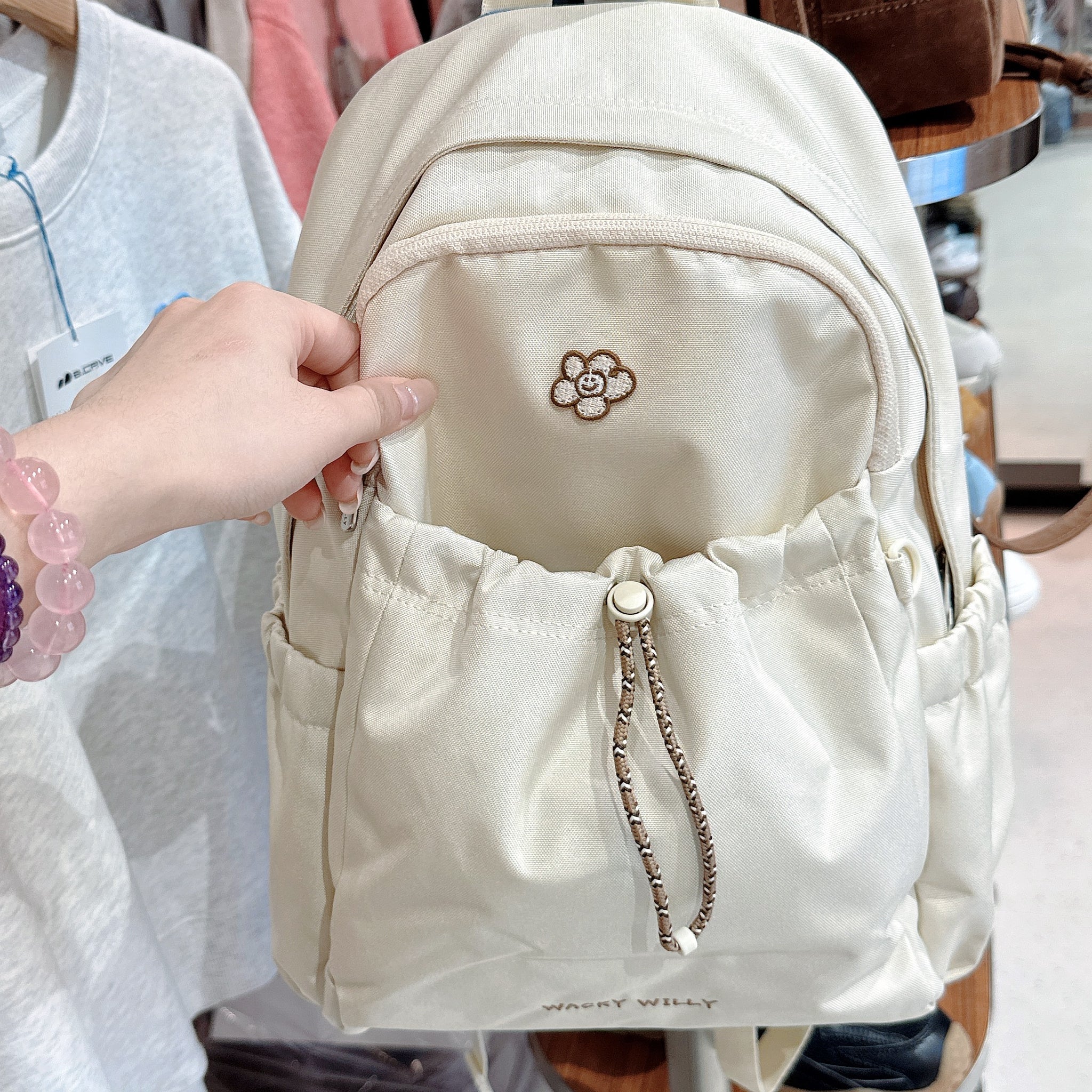 韓國 Wacky Willy Women's Lily Wappen Daily Backpack【WW052】