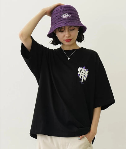 日本直送 MILKFED MELT LOGO WIDE S/S TEE【SJ028】