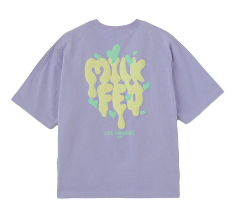 日本直送 MILKFED MELT LOGO WIDE S/S TEE【SJ028】