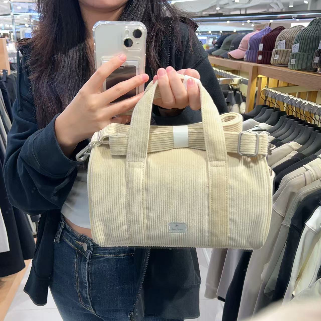 韓國 Snowpeak Corduroy Bowling Bag【SN005】