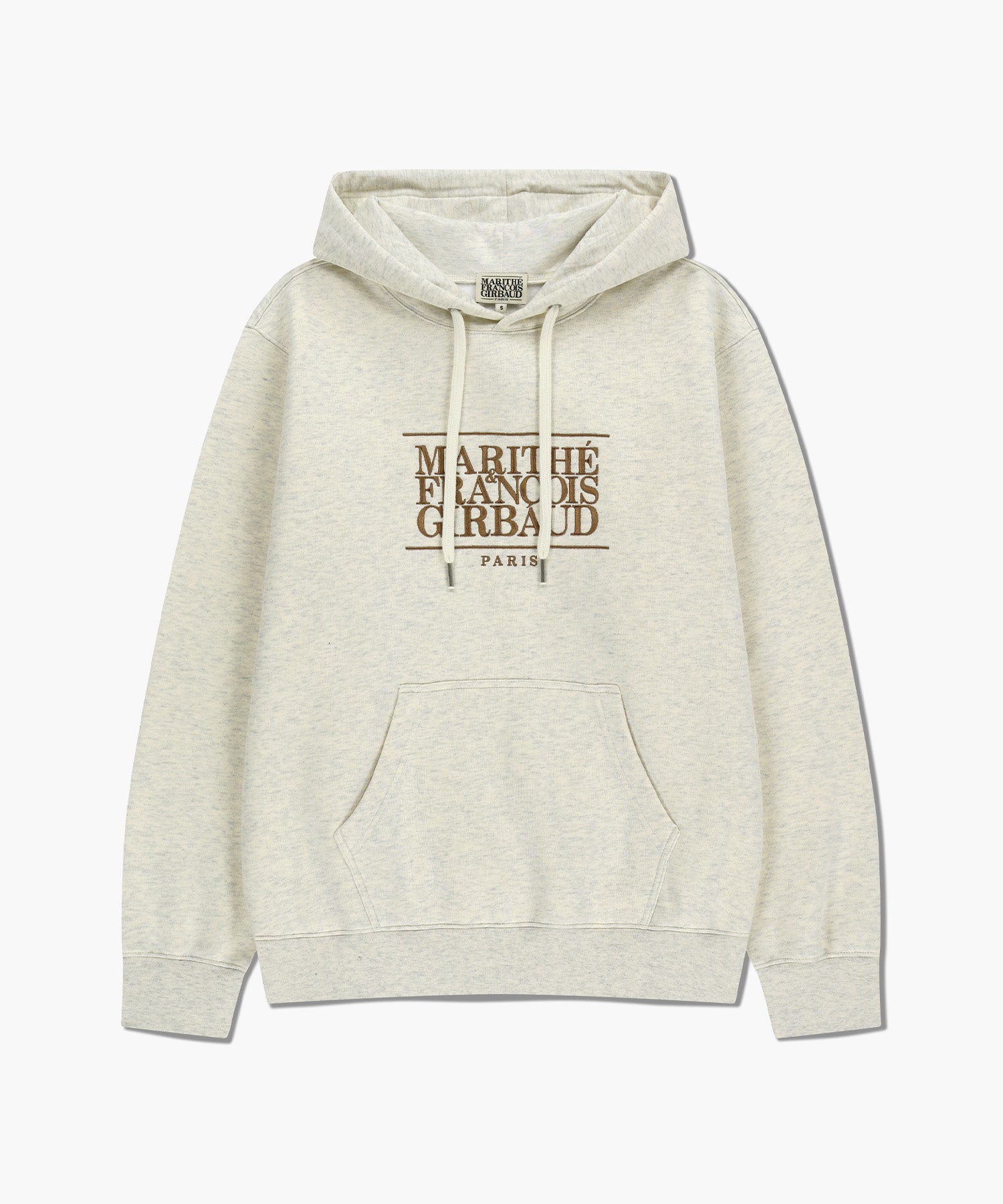 韓國 Marithe Francois Girbaud Classic Logo Embroidery Hoodie (Brushed)【MF770】