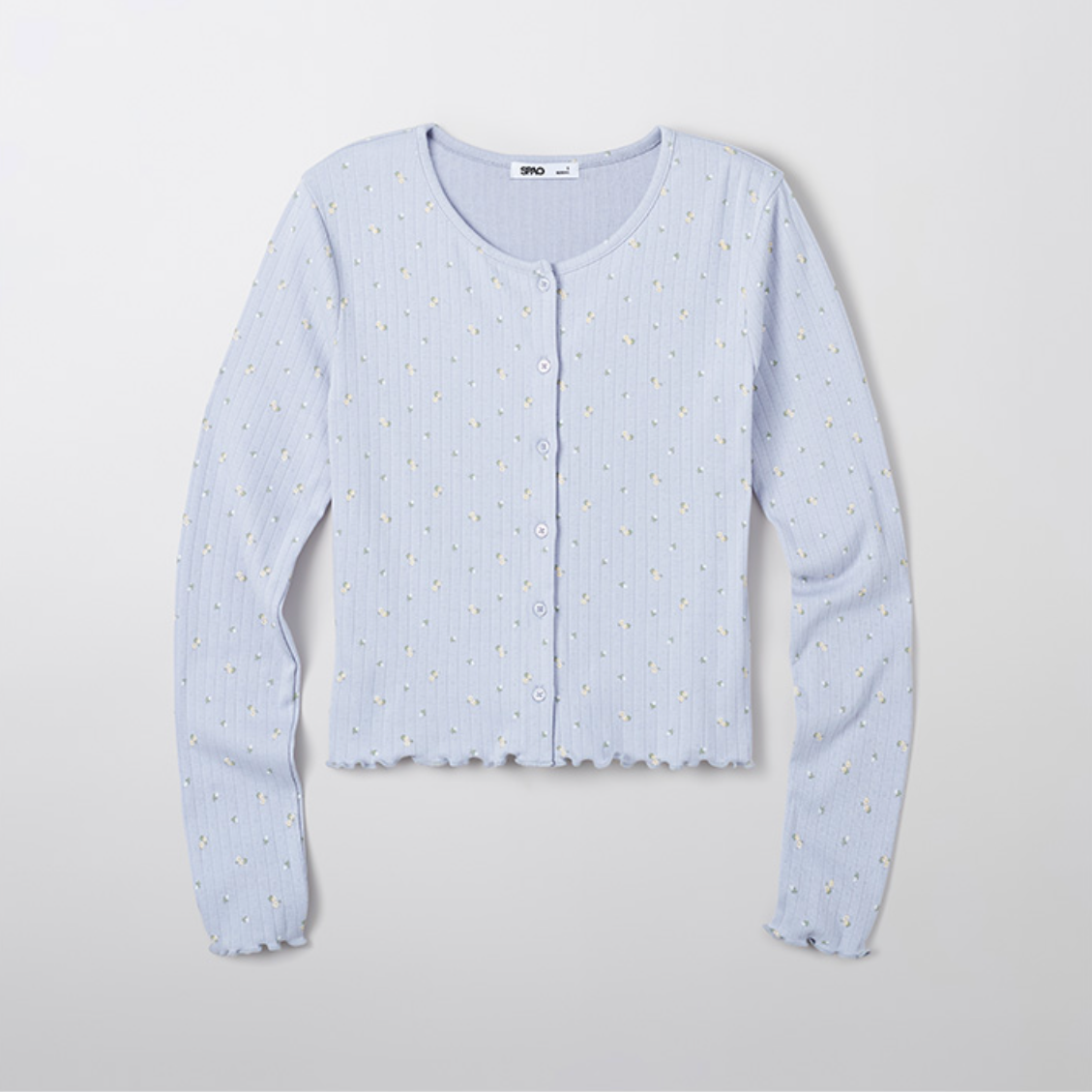 韓國 SPAO Flower long sleeve cardigan【SP184】